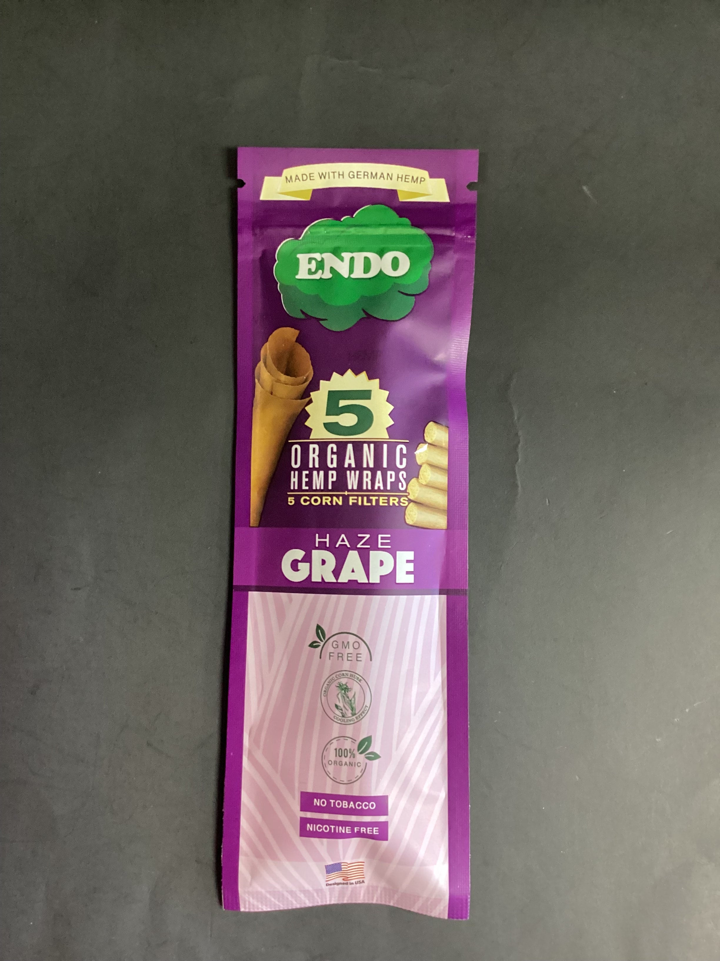 Endo Haze Grape Organic Hemp Wraps ENDO Laredo Dispensary LLC